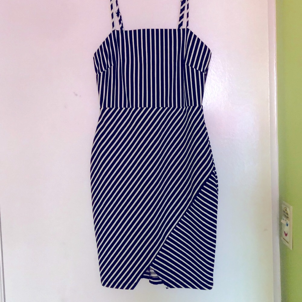 Lulu’s My Oh My Black and White Bodycon Dress